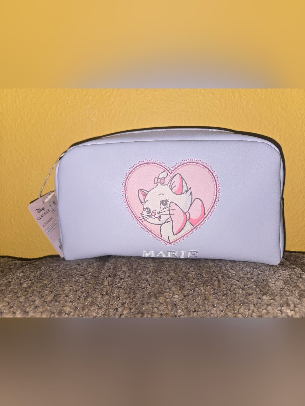 Marie Arist Pink Heart Cosmetic Bag Nwt Fashion  Disney Primark